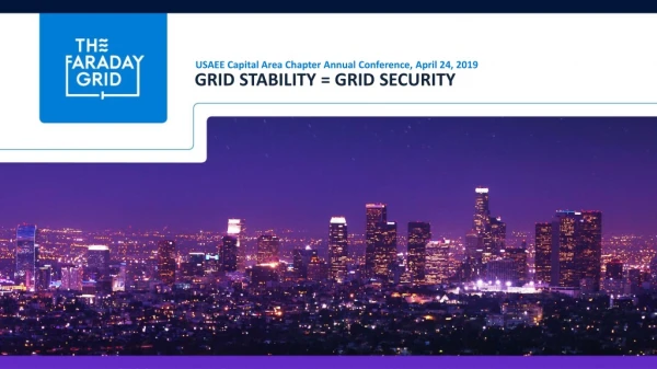GRID STABILITY = GRID SECURITY