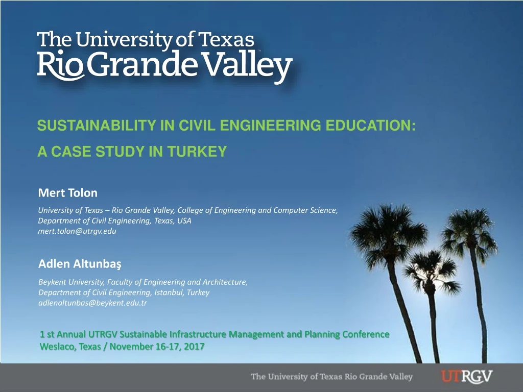 sustainability in civil engineering education