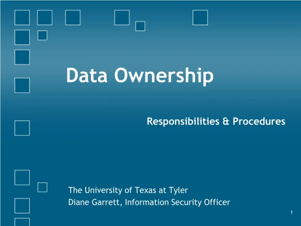 Data Ownership