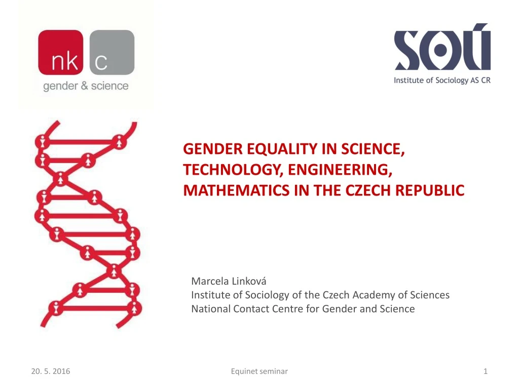 gender equality in science technology engineering mathematics in the czech republic