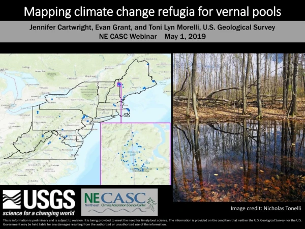 Mapping climate change refugia for vernal pools