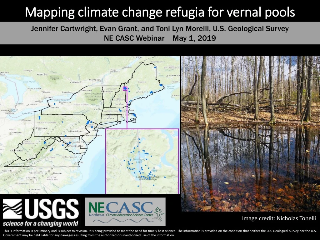 mapping climate change refugia for vernal pools