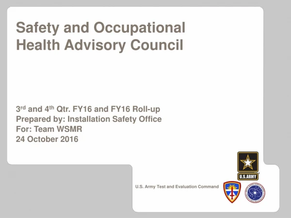 Safety and Occupational Health Advisory Council