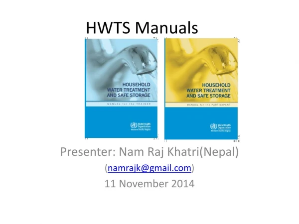 HWTS Manuals