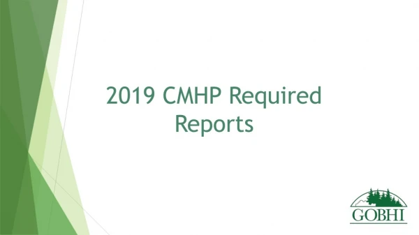 2019 CMHP Required Reports
