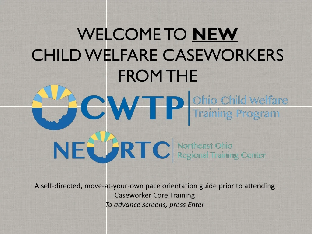 welcome to new child welfare caseworkers from the