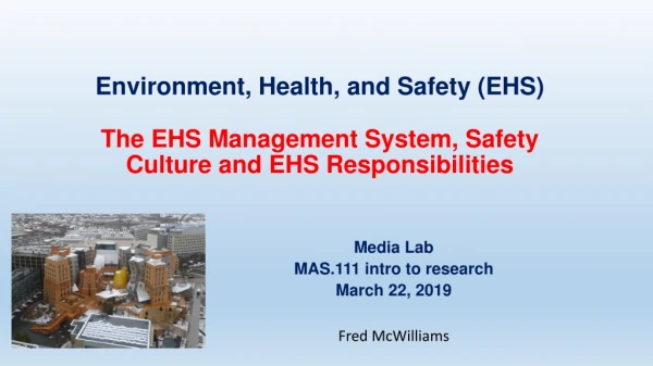 Media Lab MAS.111 intro to research March 22, 2019 Fred McWilliams