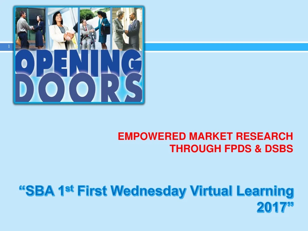 sba 1 st first wednesday virtual learning 2017