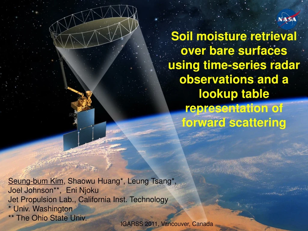 soil moisture retrieval over bare surfaces using