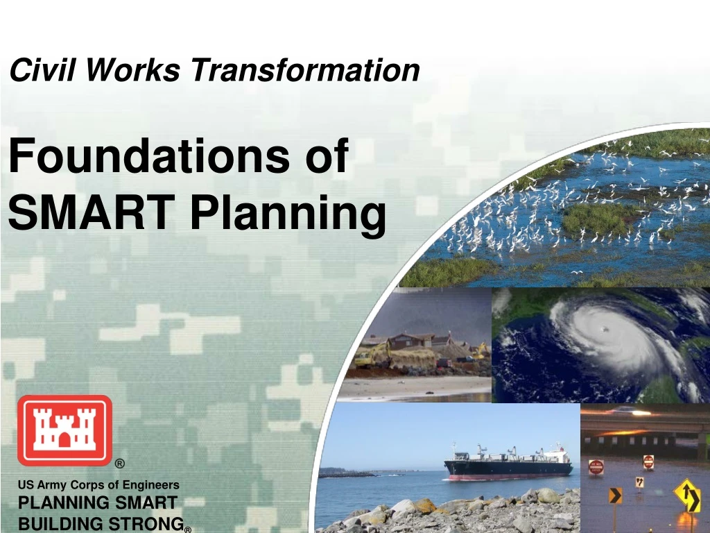 civil works transformation foundations of smart planning
