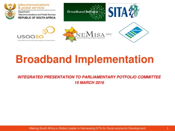 Broadband Implementation