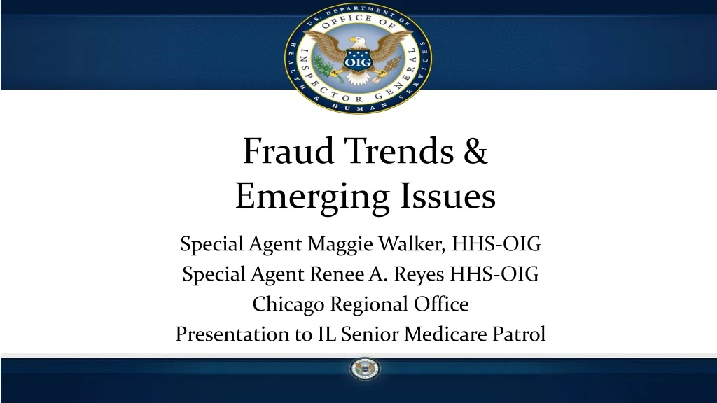 fraud trends emerging issues