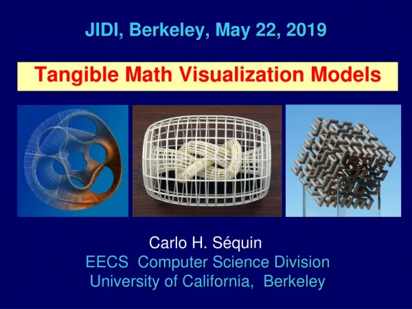 JIDI, Berkeley, May 22, 2019