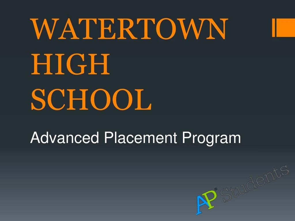 watertown high school