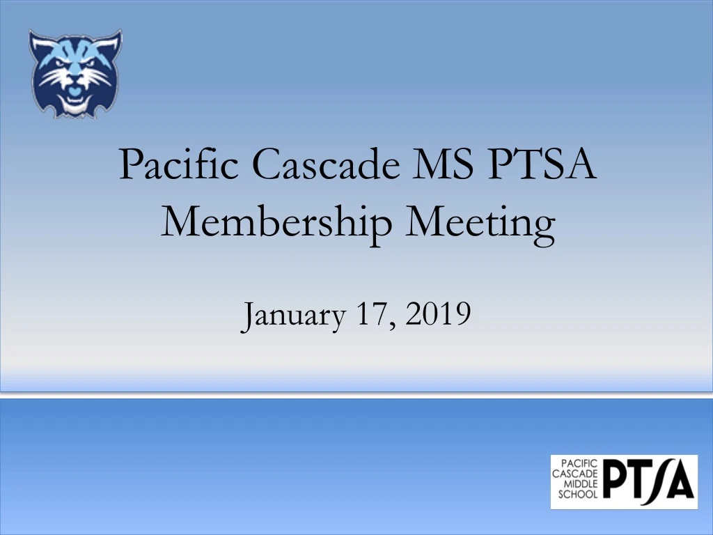 pacific cascade ms ptsa membership meeting