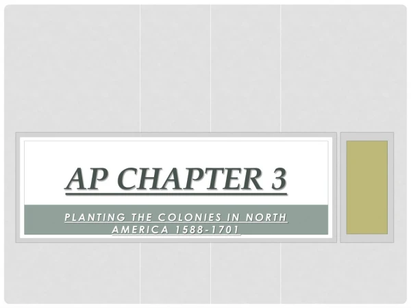 AP Chapter 3