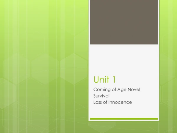 Unit 1