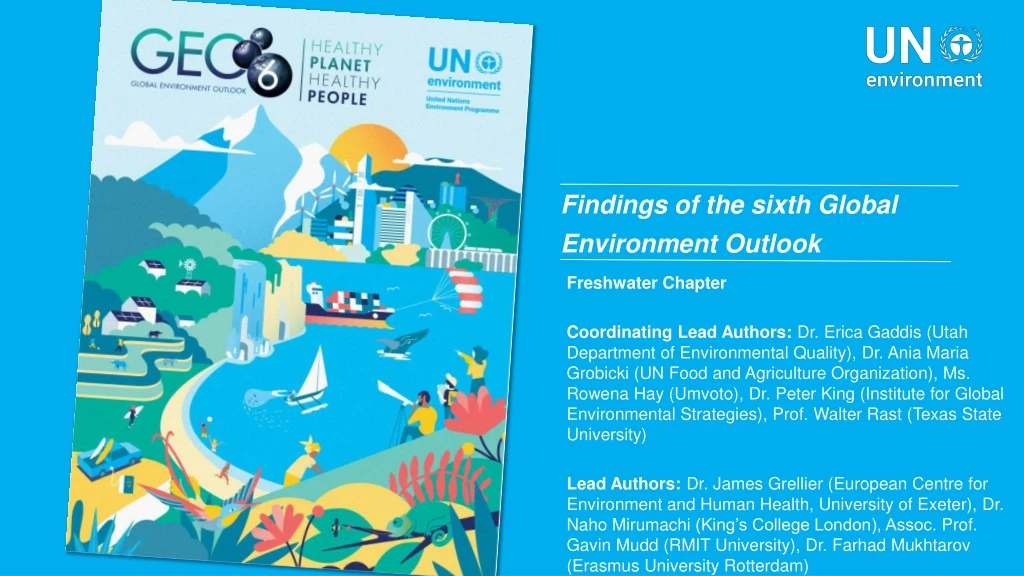 findings of the sixth global environment outlook