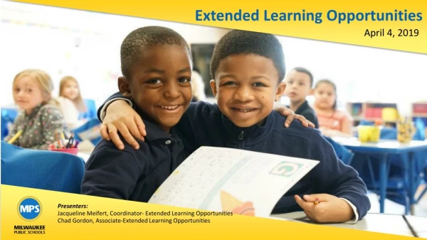 Extended Learning Opportunities