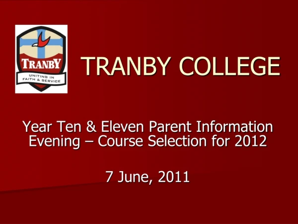 TRANBY COLLEGE