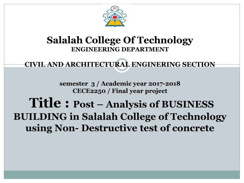 salalah college of technology engineering