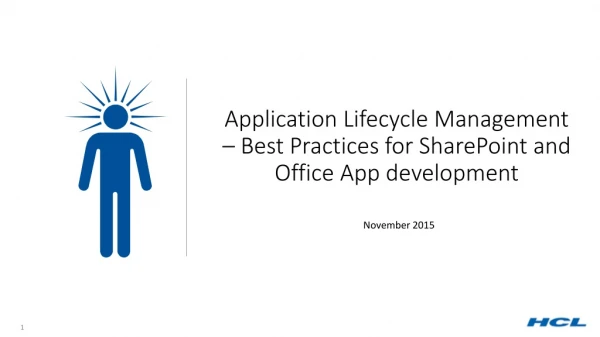 Application Lifecycle Management – Best Practices for SharePoint and Office App development