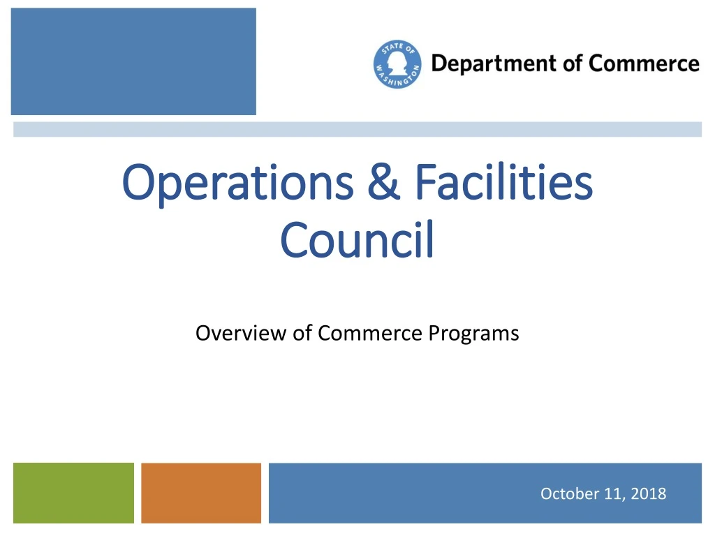 operations facilities council