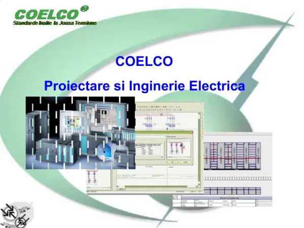 COELCO Proiectare si Inginerie Electrica