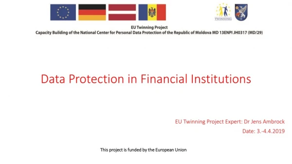 Data Protection in Financial Institutions