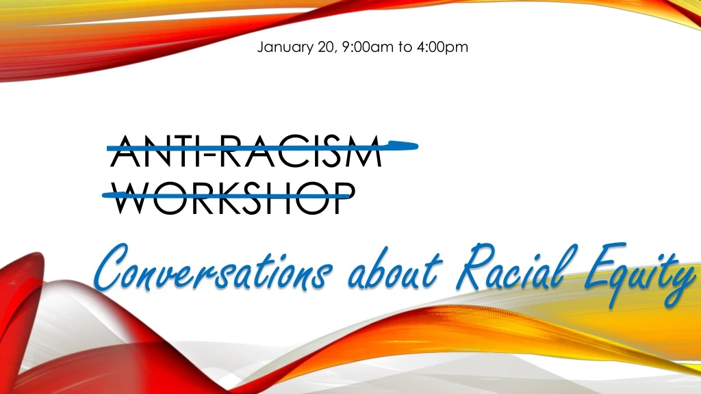 anti racism workshop