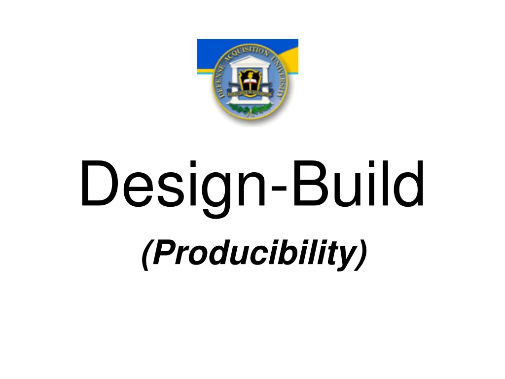 design build
