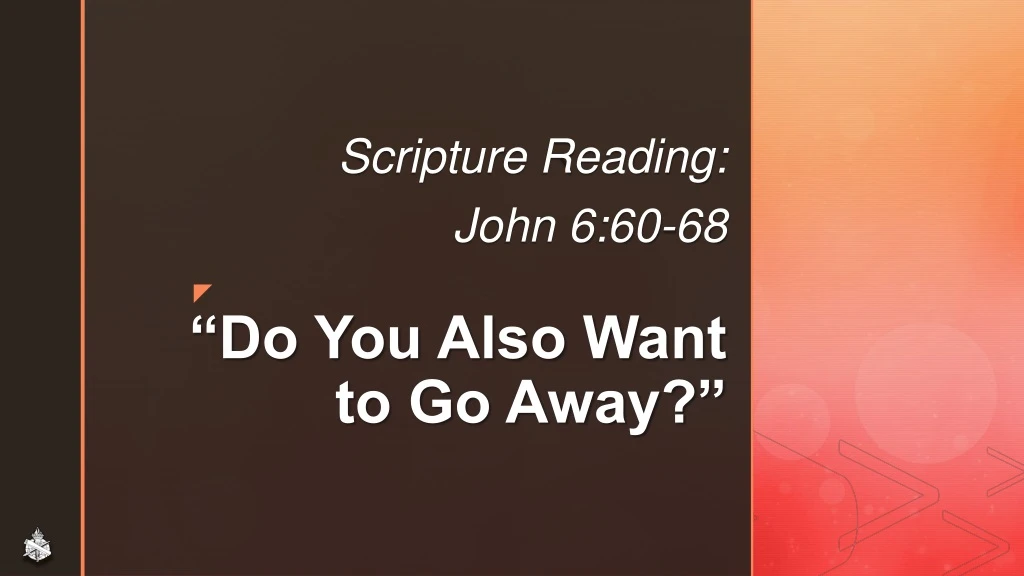 scripture reading john 6 60 68