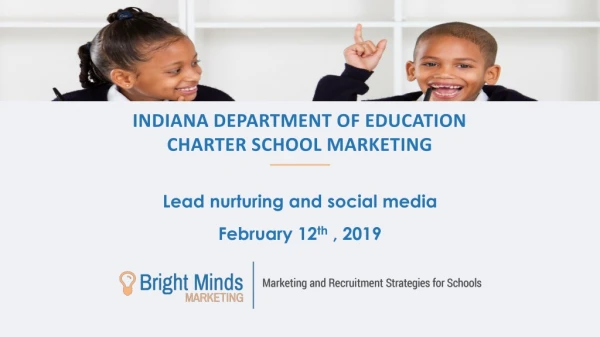 Indiana department of education Charter School Marketing