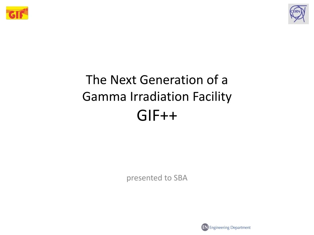 the next generation of a gamma irradiation facility gif
