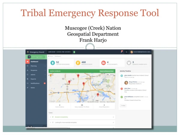 Tribal Emergency Response Tool