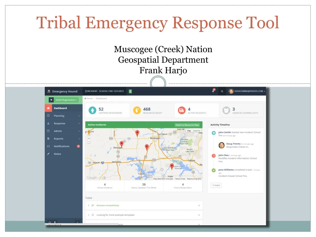 tribal emergency response tool