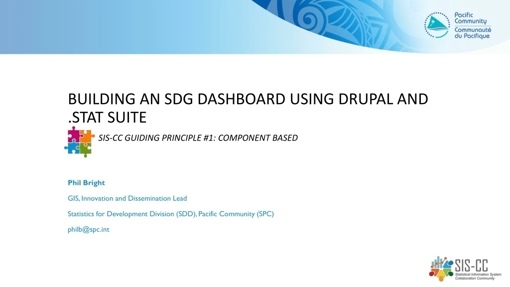 building an sdg dashboard using drupal and stat suite