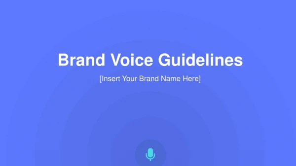 Brand Voice Guidelines