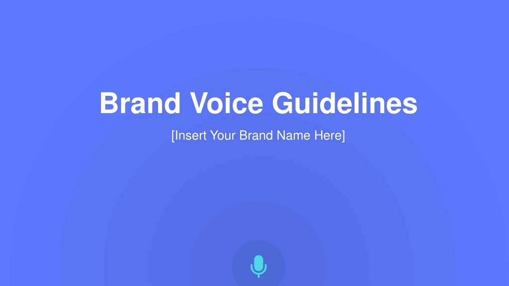 brand voice guidelines