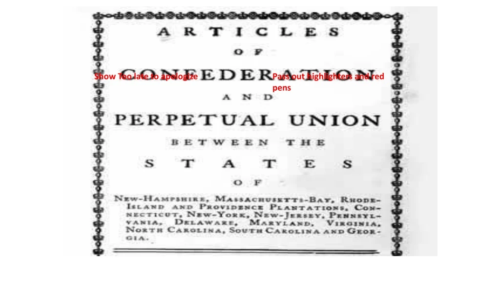 ch 2s 3 articles of confederation