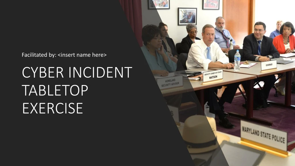 cyber incident tabletop exercise