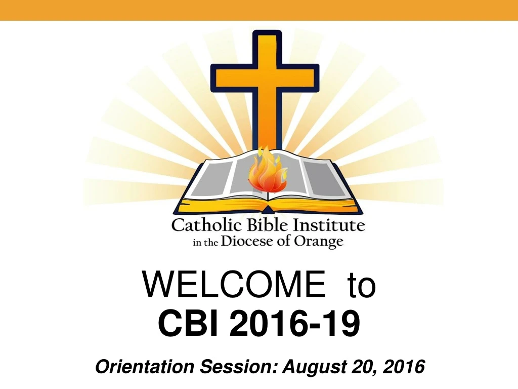 welcome to cbi 2016 19 orientation session august