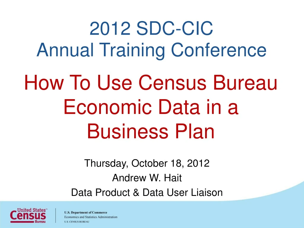 2012 sdc cic annual training conference