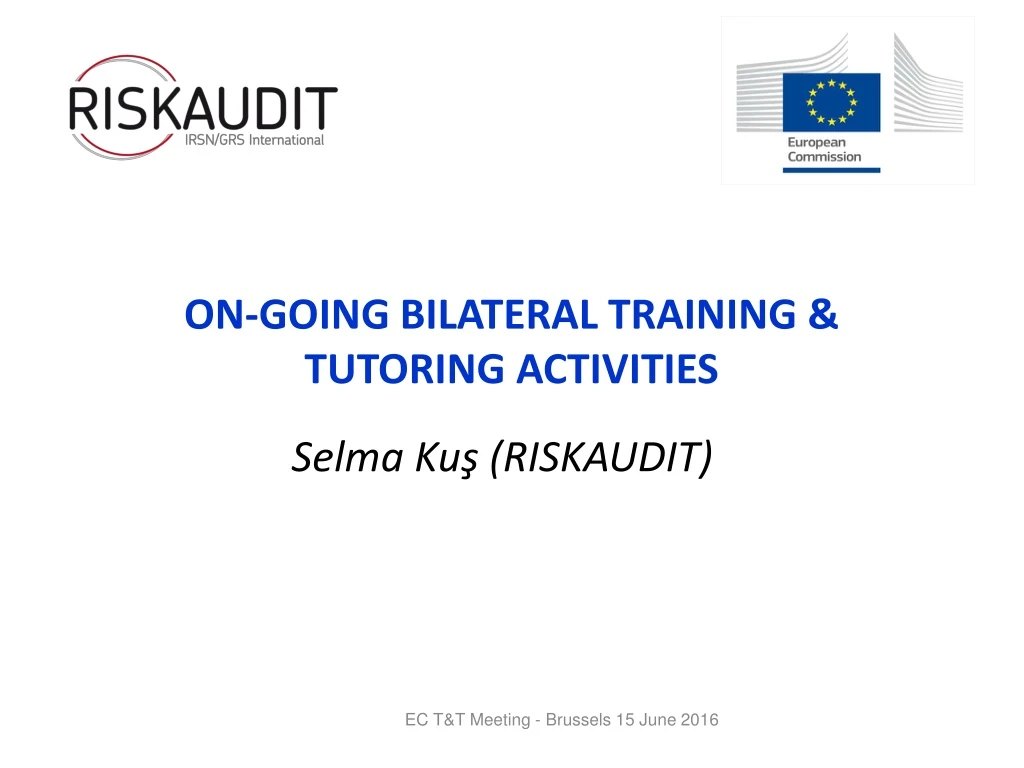 on going bilateral training tutoring activities