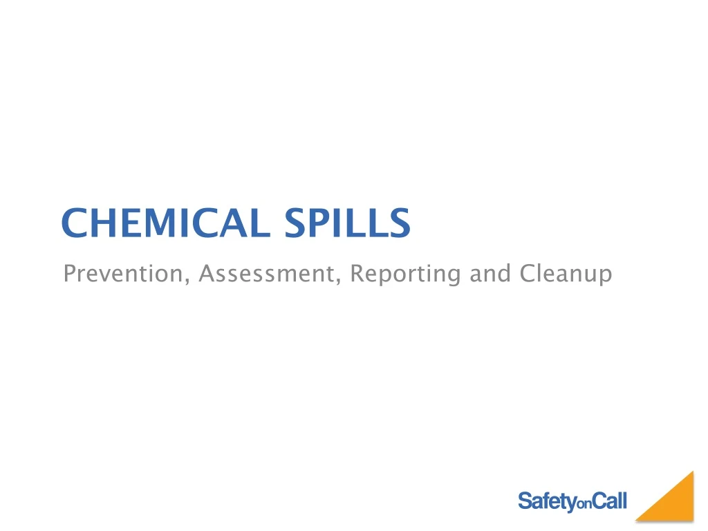 chemical spills