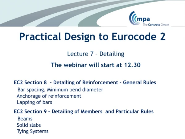 Practical Design to Eurocode 2