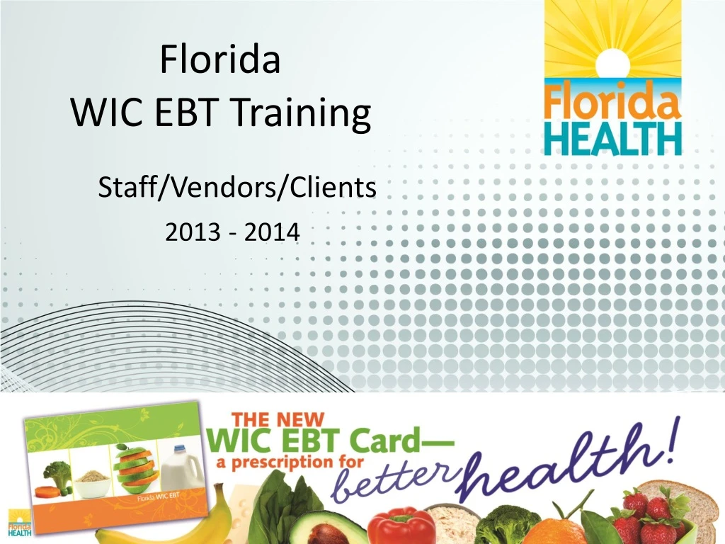 florida wic ebt training