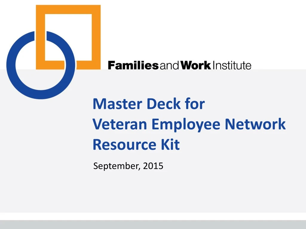 master deck for veteran employee network resource