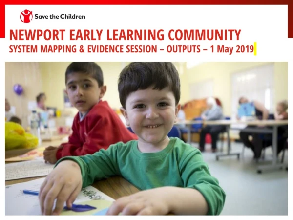 NEWPORT EARLY LEARNING COMMUNITY SYSTEM MAPPING &amp; EVIDENCE SESSION – OUTPUTS – 1 May 2019