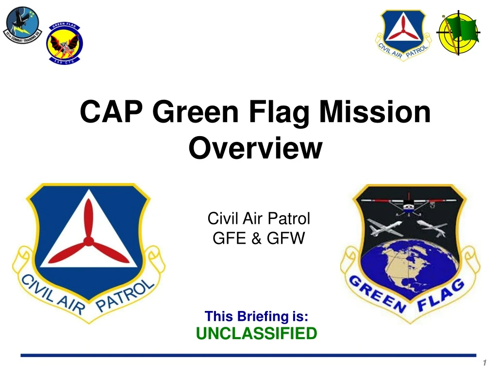 cap green flag mission overview